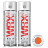 2X WRX Flat Orange Spray Paint 400ml Spray Paint
